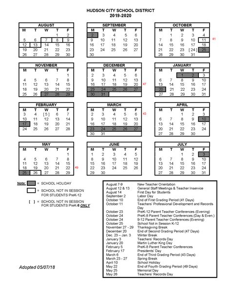 Drury Academic Calendar